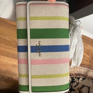 Kate Spade Multicolor Striped Wallet